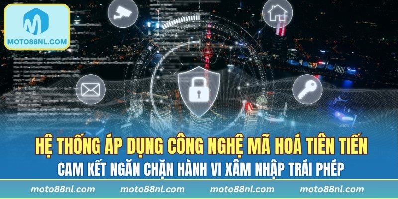 Hệ thống áp dụng công nghệ mã hoá tiên tiến