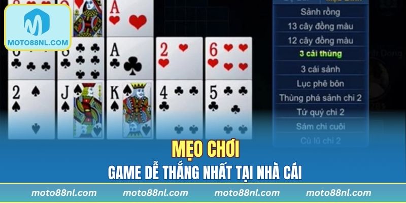 Mẹo chơi game dễ thắng nhất tại nhà cái