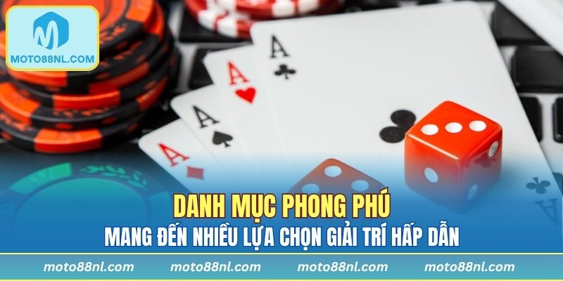 Nhà cái mang đến nhiều lựa chọn giải trí đa dạng