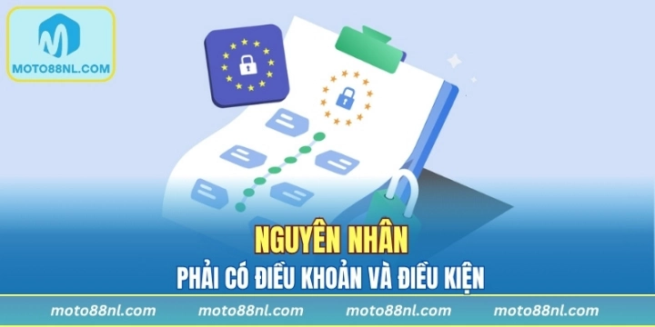 Nguyên nhân phải có điều khoản và điều kiện